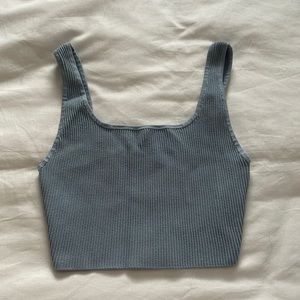 Aritzia Babaton sculp knit cropped top